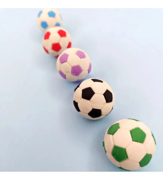 Gomas De Borrar Pelota De Futbol Pack X12 Souvenir