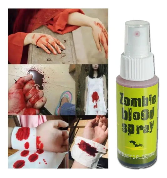 Sangre Falsa En Spray Zombie Halloween Cosplay