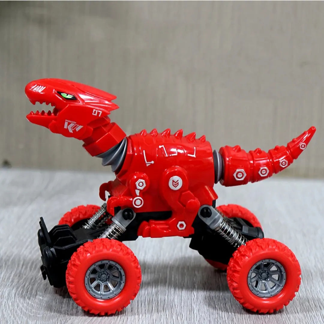 Auto De Dinosaurio Extensibles 17cm Varios Colores