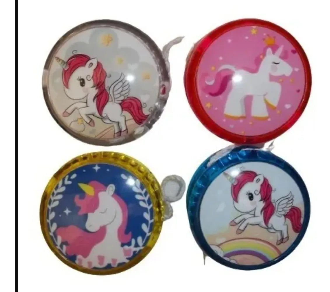 yoyo Unicornio Con Luz Led Al Girar