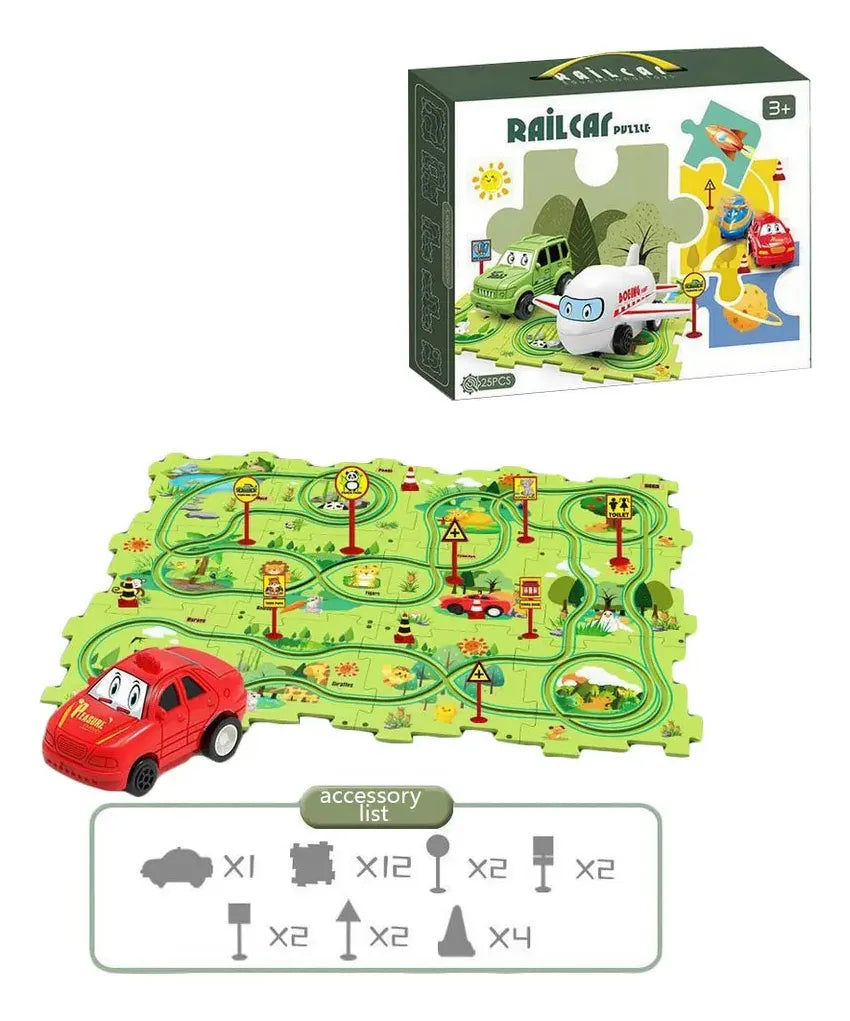 Puzzles Rompecabezas 15 Pcs Con Movimiento A Pila
