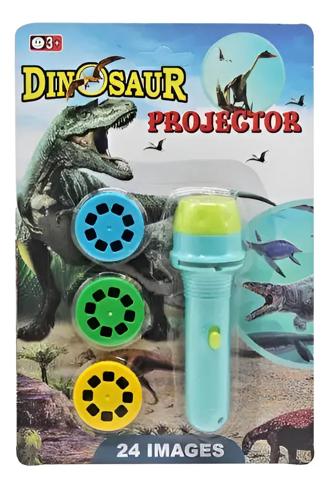 Linterna Proyector Infantil Dinosaurios 24 Imagenes