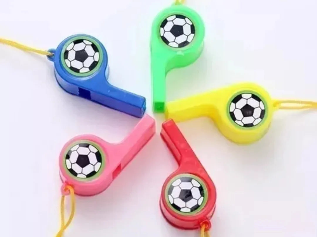 Silbato Chifle Pelota De Fútbol Sorpresitas Set X12