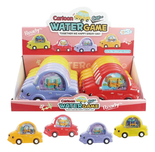 Juego De Agua Portátil Retro Autos Sorpresita X12