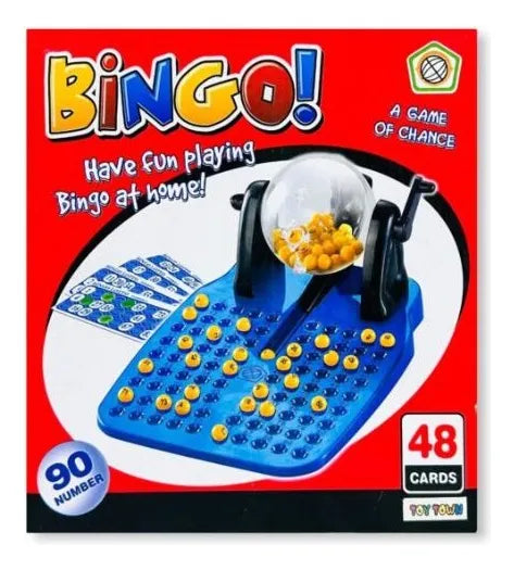 Juego De Mesa Bingo Con Bolillero Y Tablero