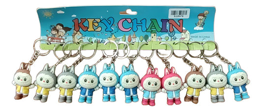 Llavero Labubu Pack X12 Sorpresitas Cumpleaños