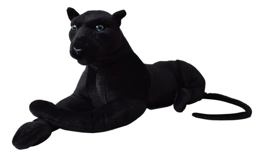 Peluche Pantera Negra 80cm Importado Realista