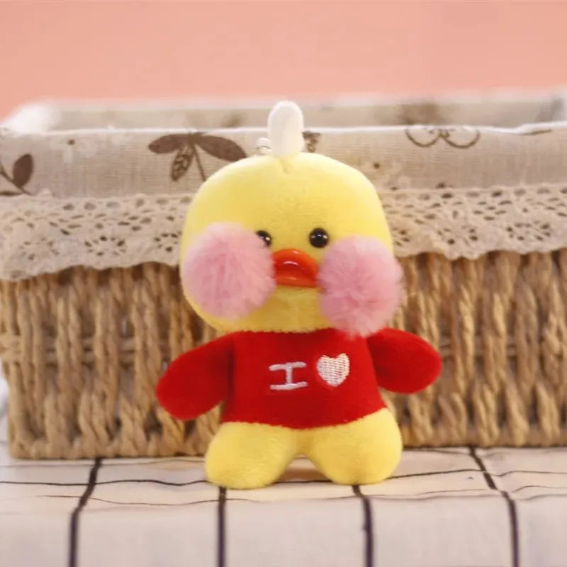 Llavero De Pato Lalafanfan 10 Cm Peluche Souvenir