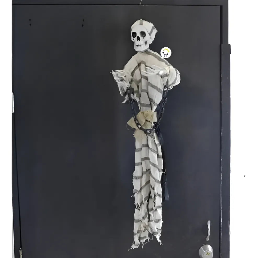 Esqueleto Decorativo Colgante Halloween 90x22 cm