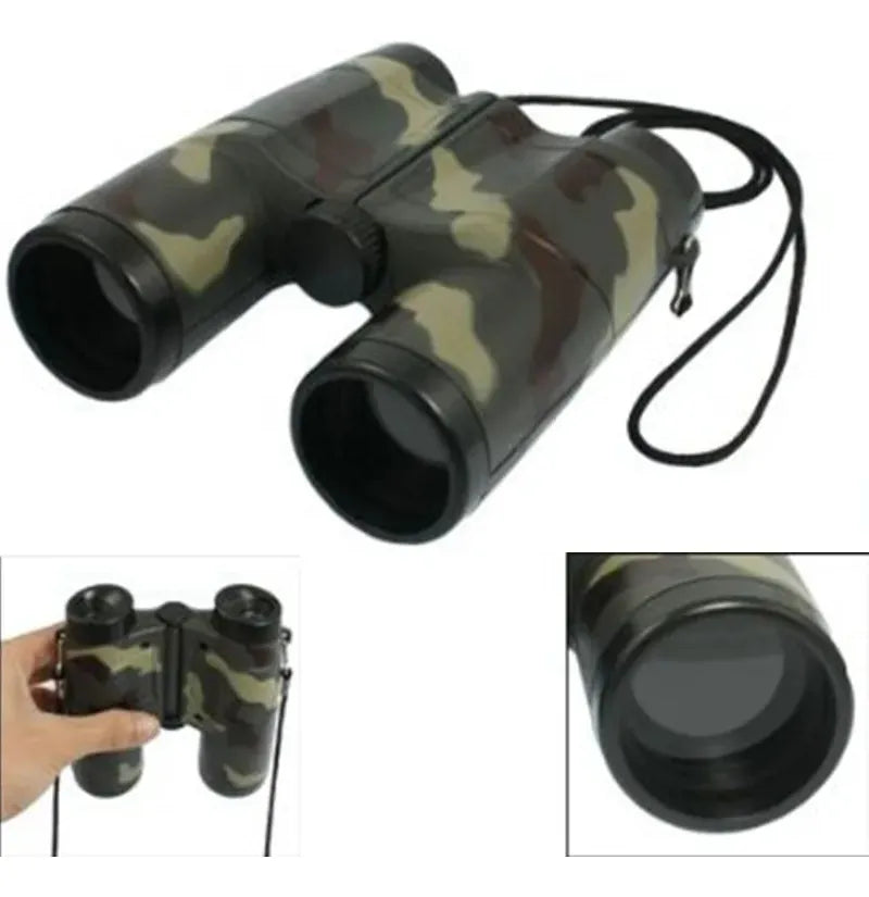 Binoculares Infantiles Camuflados Con Aumento