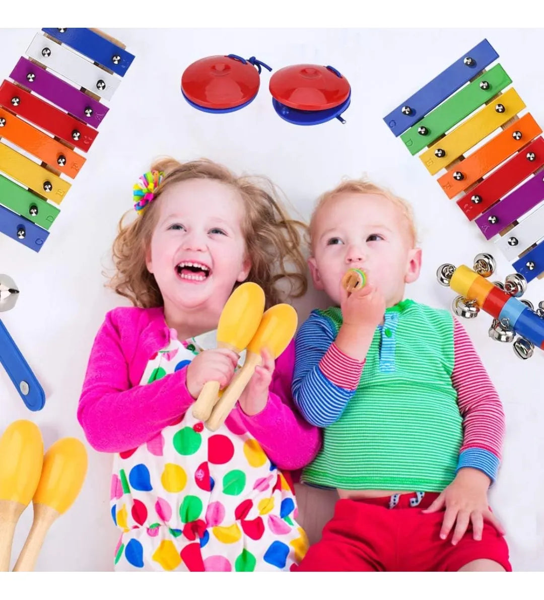 Set 17 Instrumentos Musicales Montessori Mochila