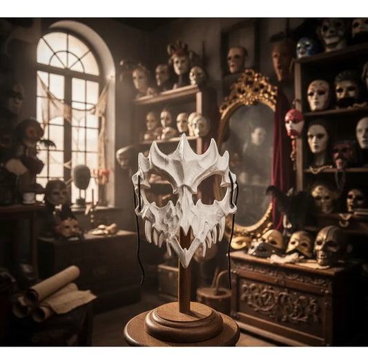 Mascara De Dragón Esqueleto Plástico Halloween