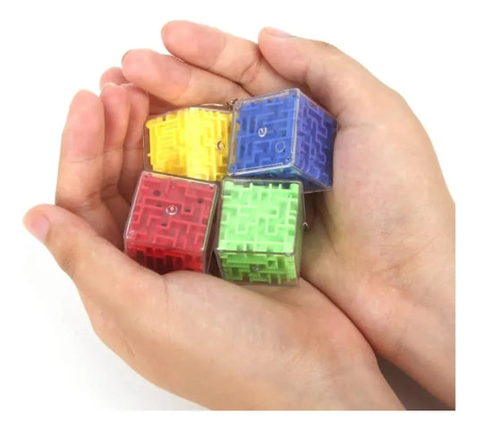 Llaveros Cubo De Color Laberinto Pack X12 Souvenir