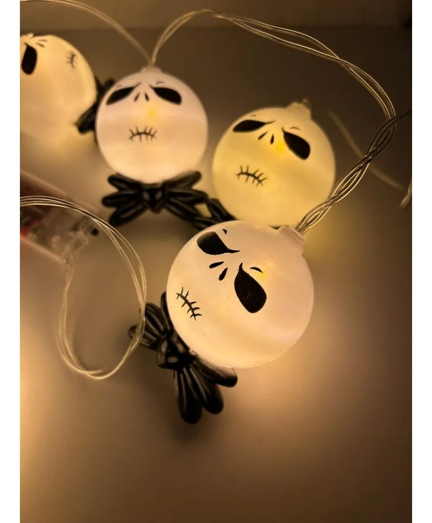 Guia De Luces Jack 2mts 20 Luces Deco Halloween