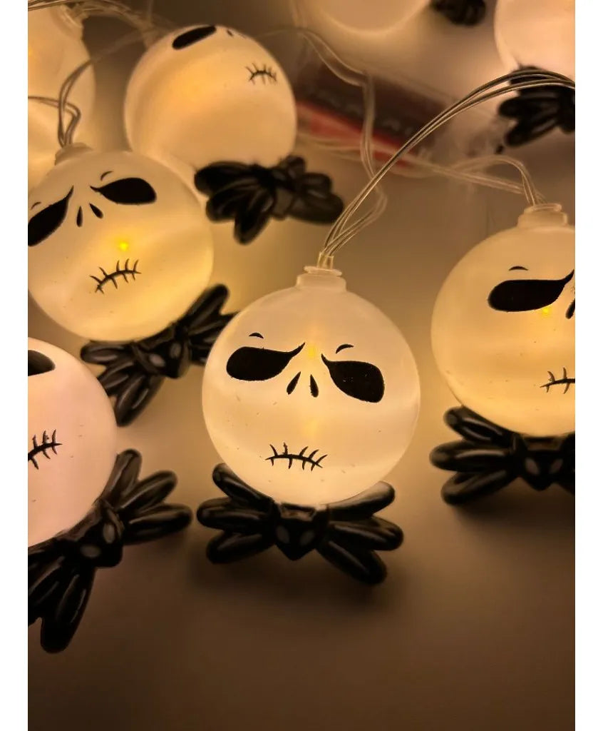 Guia De Luces Jack 2mts 20 Luces Deco Halloween