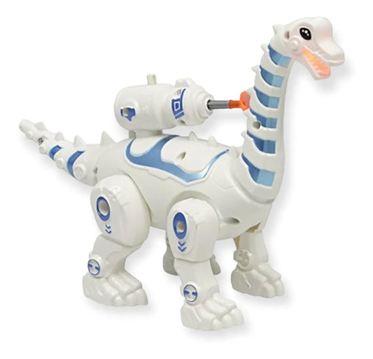 Dinosaurio Luz Y Sonido A Pila Lanza Dardos 24 Cm