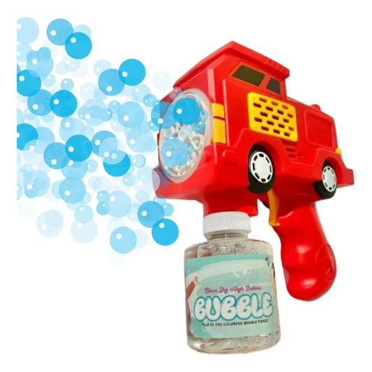 Burbujero Auto Bombero Automatico con Luces y Sonido