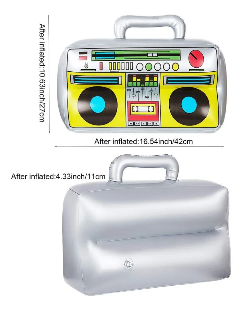 Radio Inflable 42x27cm Cotillon Decoración