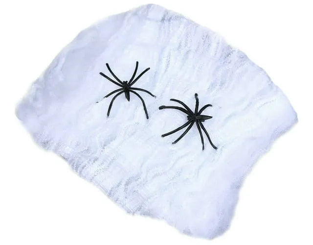 Tela De Araña Artificial 20gms Deco Halloween