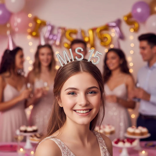 Tiara Vincha Mis 15 Años Cotillon Fiestas