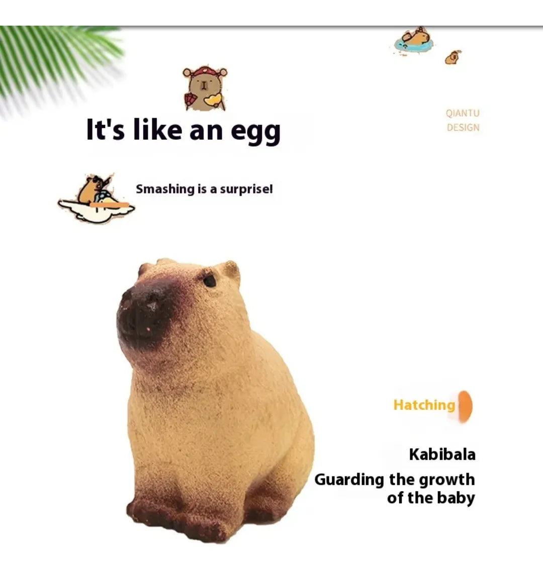 Huevo De Capybara Crece En Agua Sorpresita Souvenir