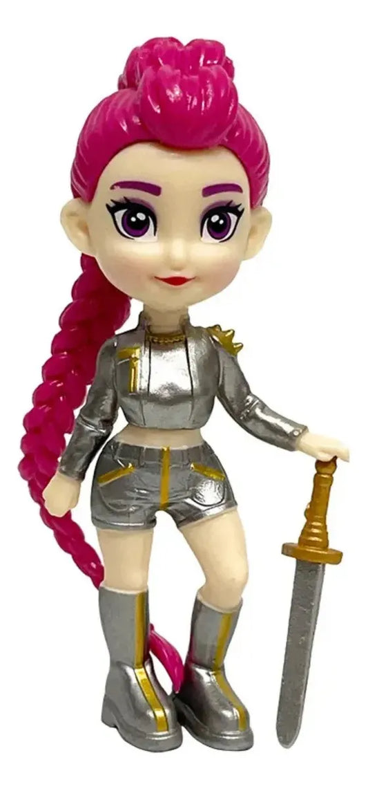 Figura Sorpresa Guerrera Kpop Demon Hunters Llavero