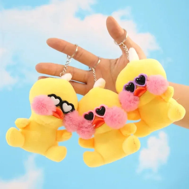 Llavero De Pato Lalafanfan 10 Cm Peluche Souvenir