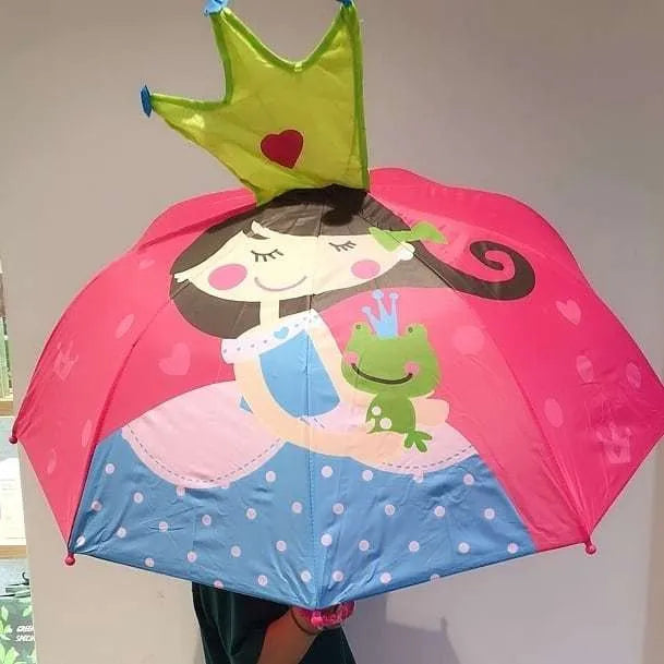 Paraguas 3d Infantil Estilo Princesa