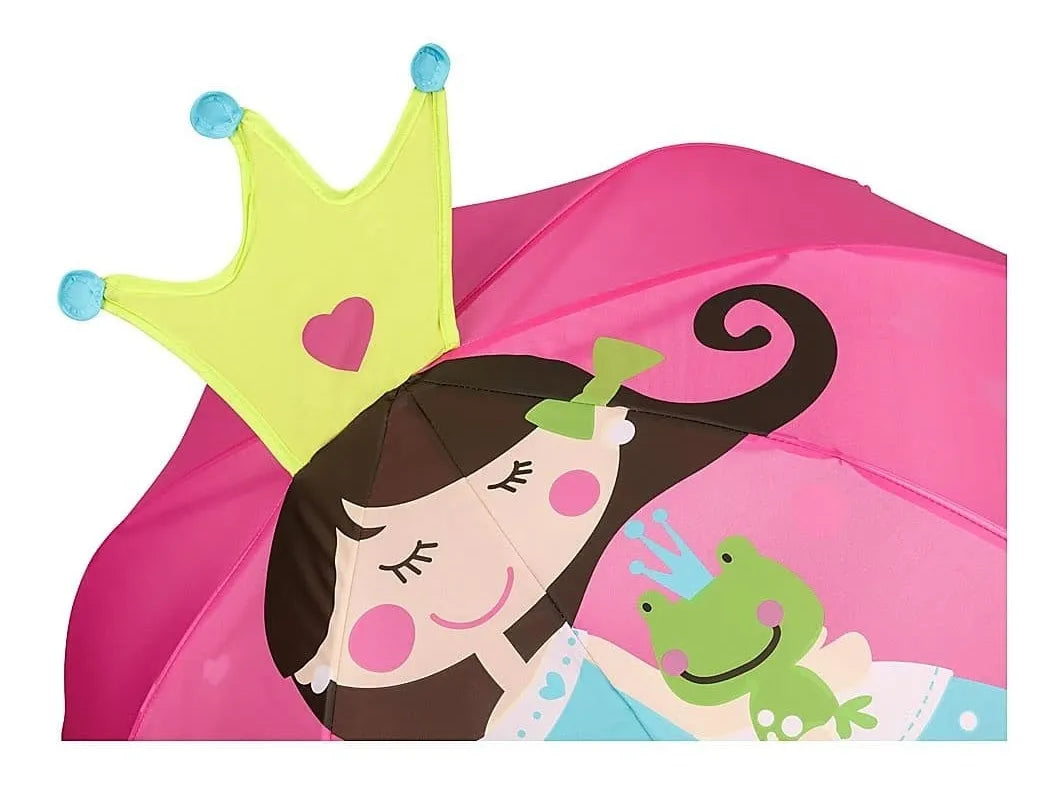 Paraguas 3d Infantil Estilo Princesa