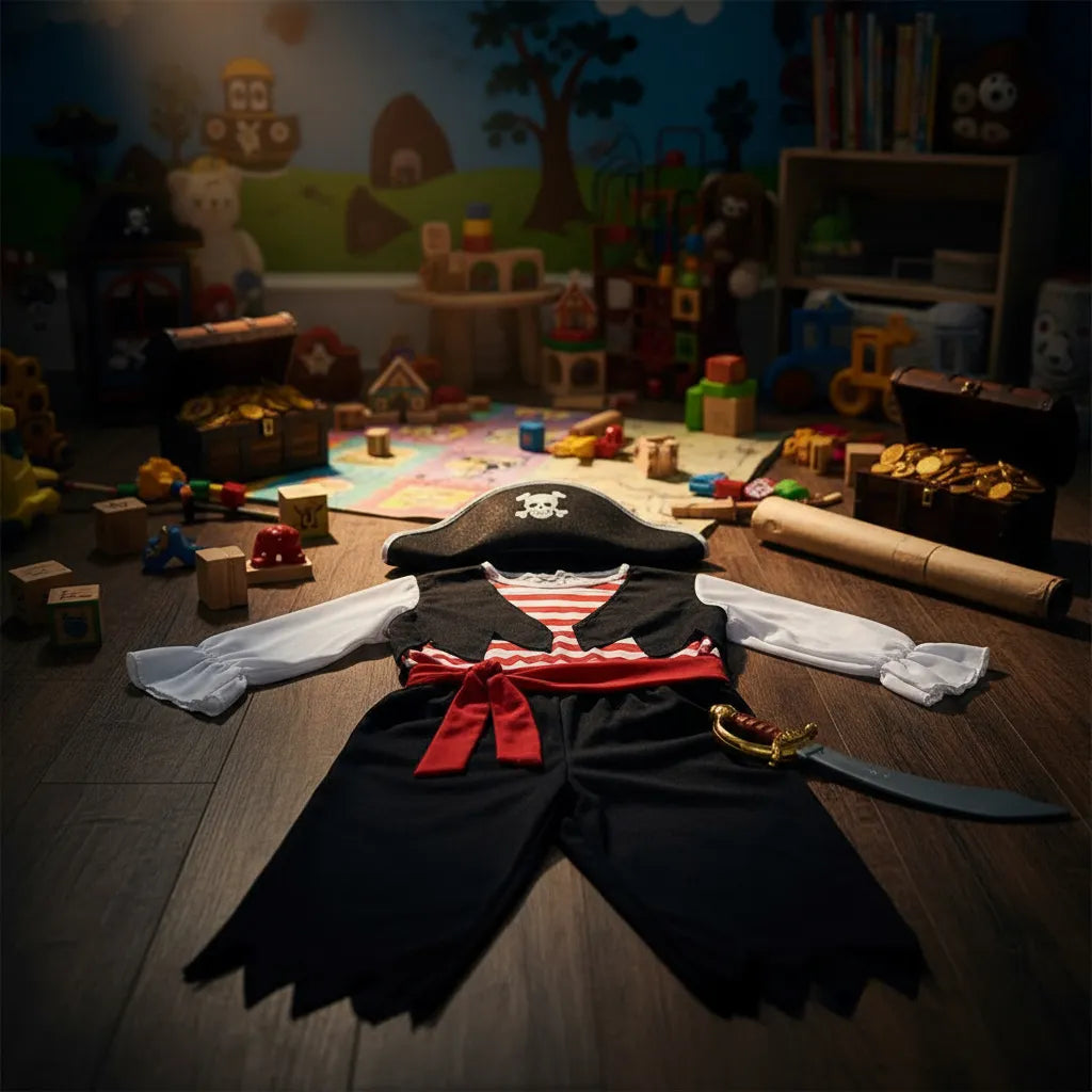 Disfraz Infantil De Pirata Con Sombrero Halloween