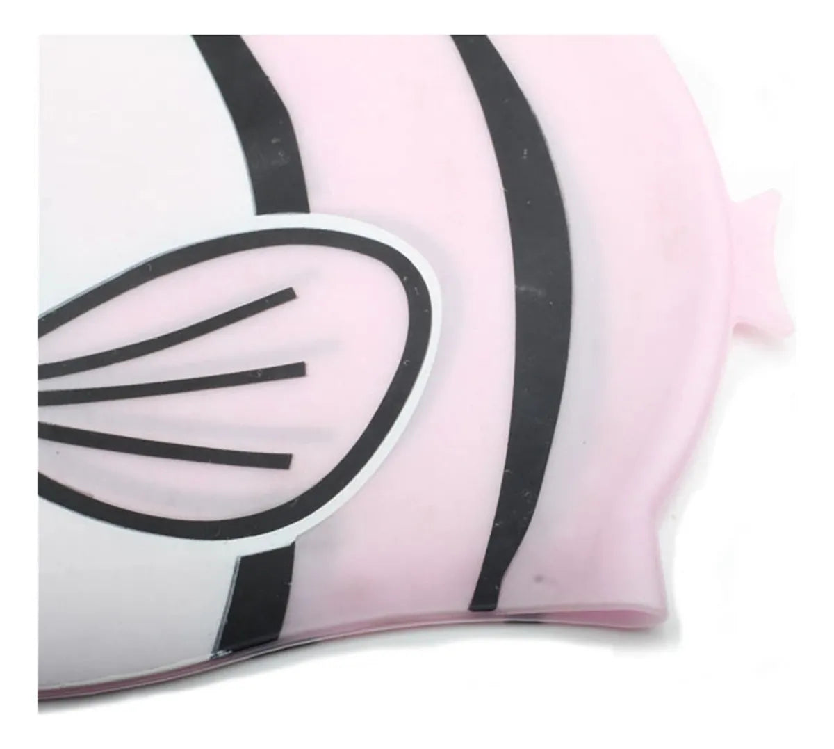 Gorra De Natacion Infantil Silicona Pez 4 Colores