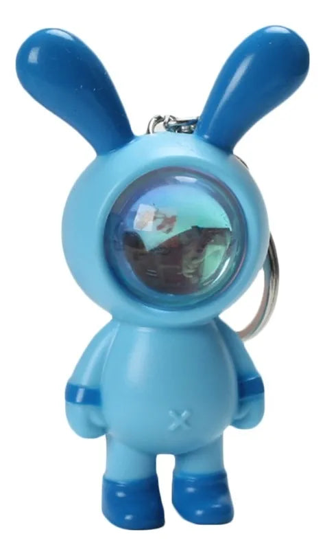 Llavero De Conejo Con Luz Souvenir Sorpresita