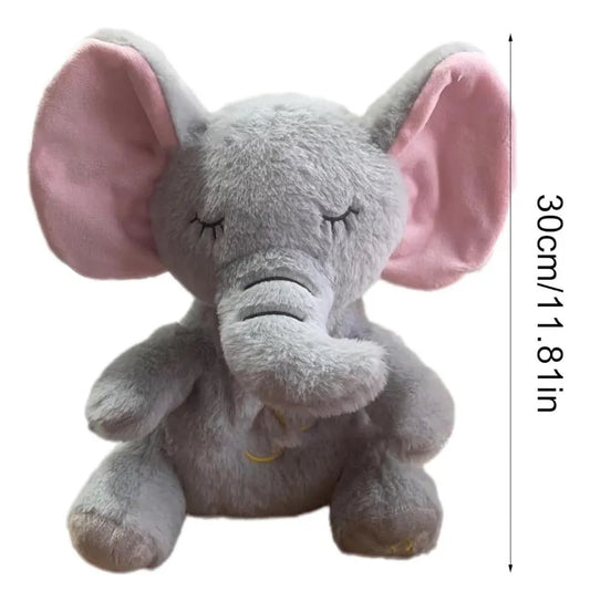 Elefante De Peluche Con Respiración Y Sonido 30cm