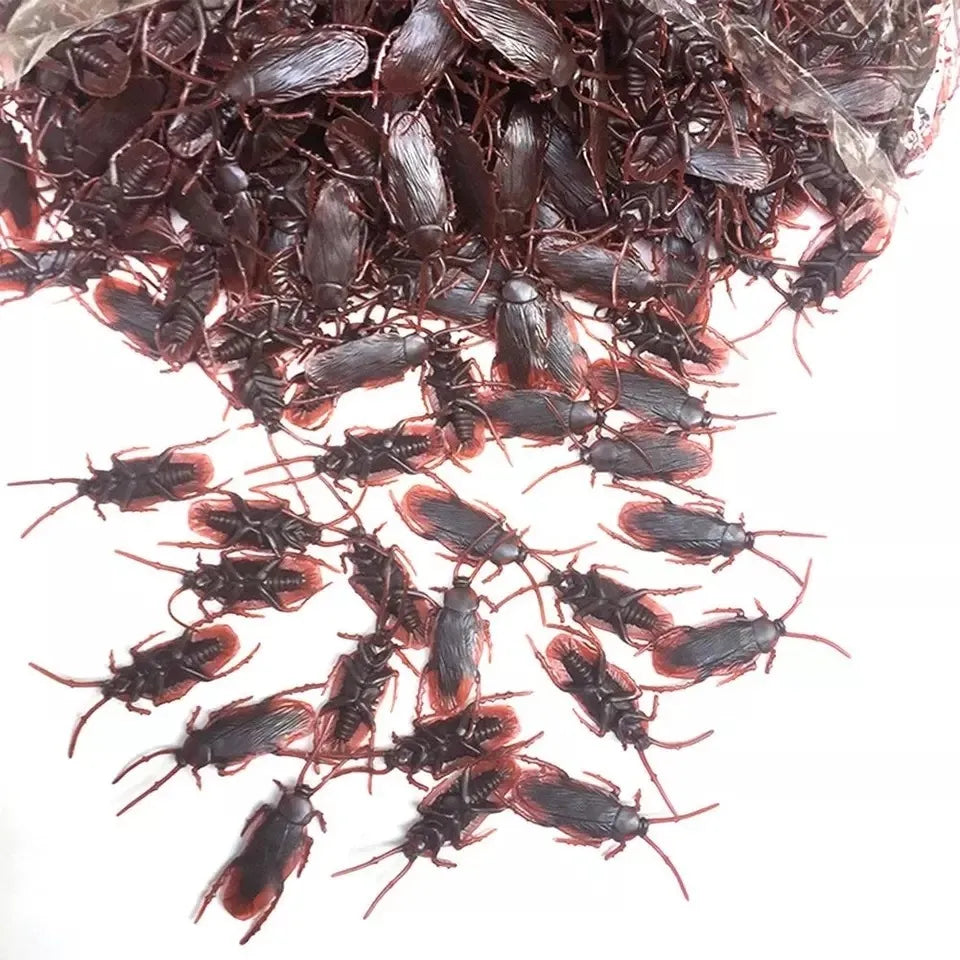 Cucarachas Plásticas Set X12 Unidades