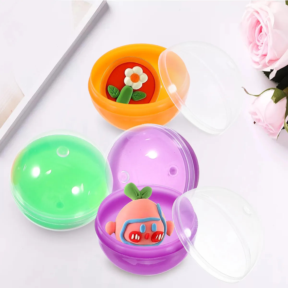 Capsula Plastico 5,5cm Sorpresita Souvenir Pack X12
