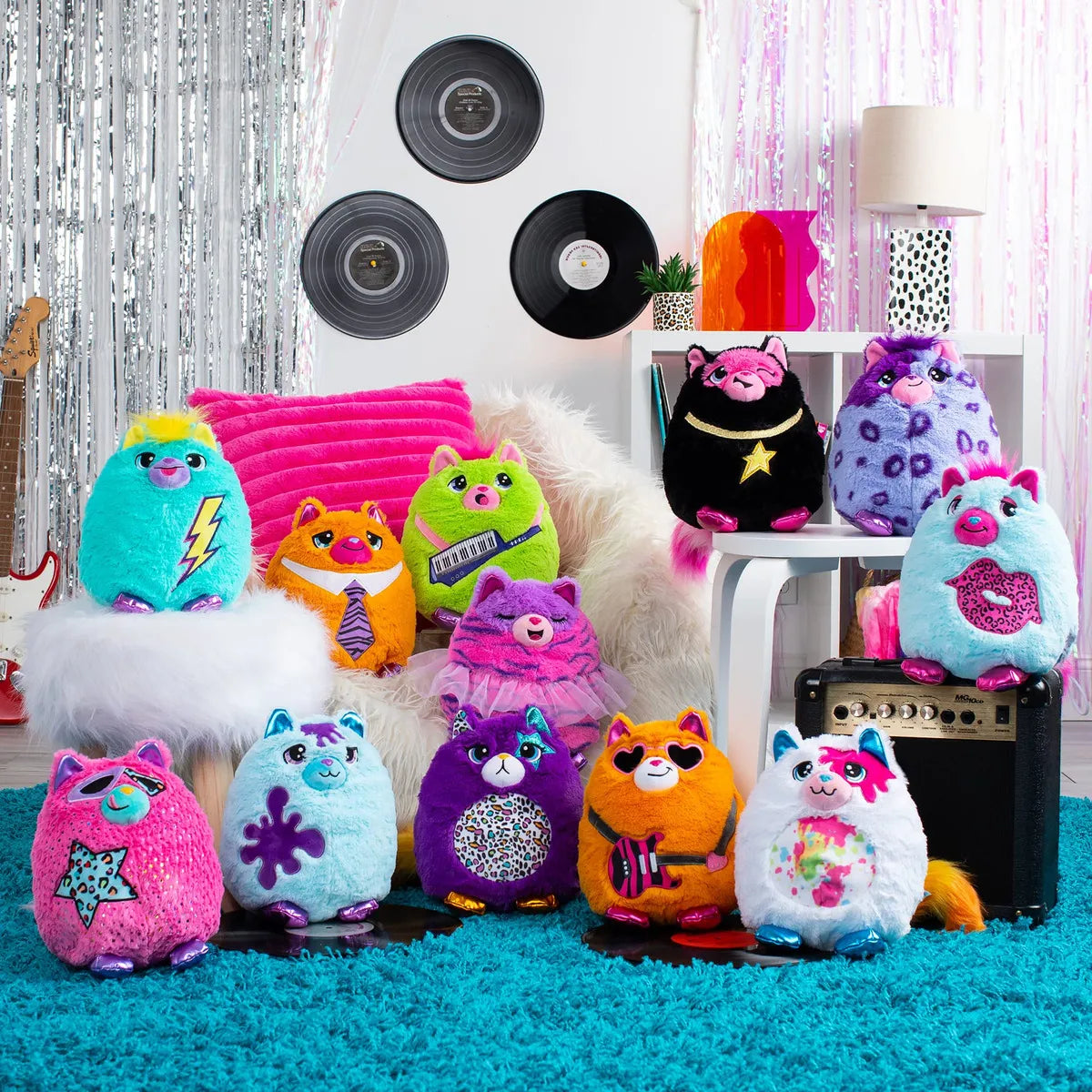 Misfittens Gatos Sorpresa De Peluche Coleccionable