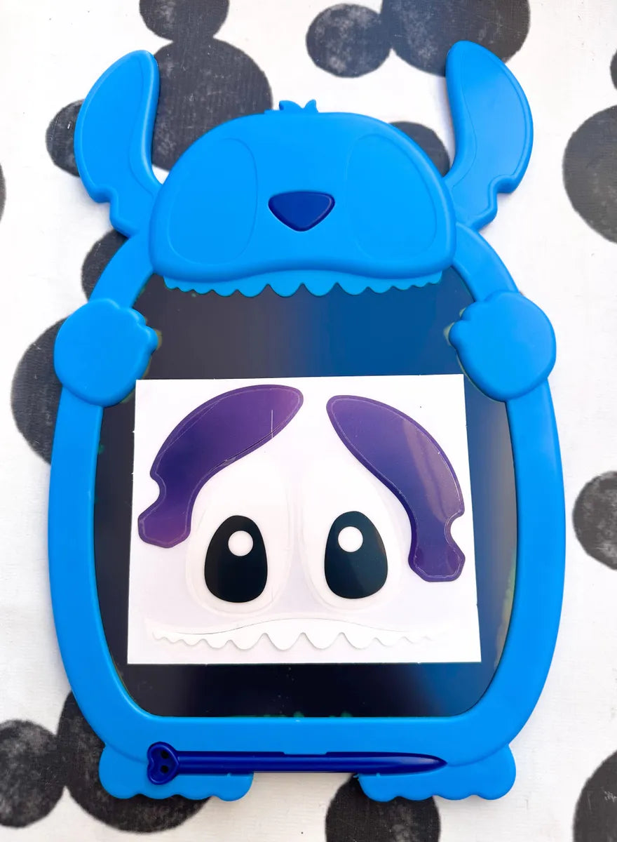 Pizarra Mágica Lcd Tablet Stitch Azul 30x20 Cm