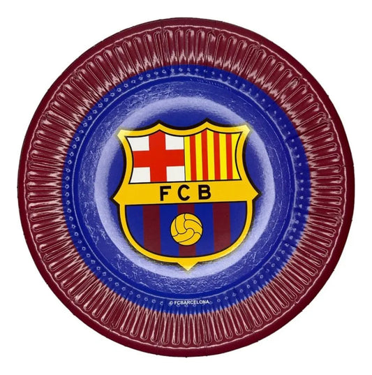 Set De Platos Descartabales X10 Barcelona 23cm