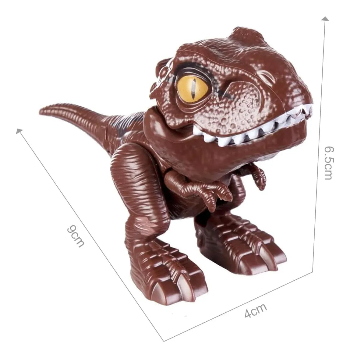 Muñecos Dinosaurios Muerde Dedos Pack X3 Surtidos