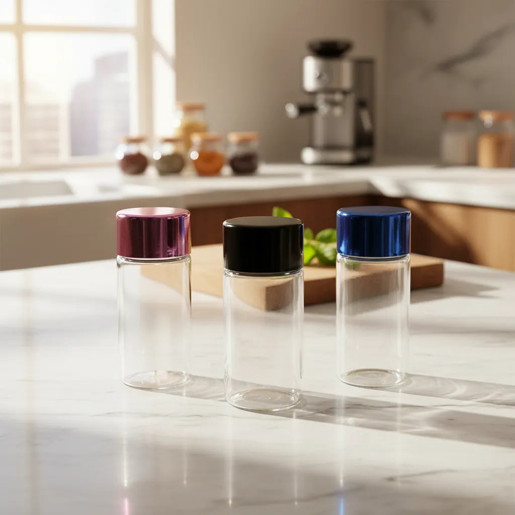 Frascos Plásticos Souvenirs 5cm Con Tapa Rosca X3