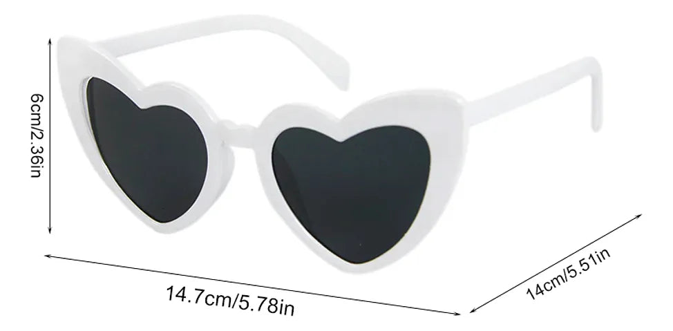 Lentes En Forma De Corazón