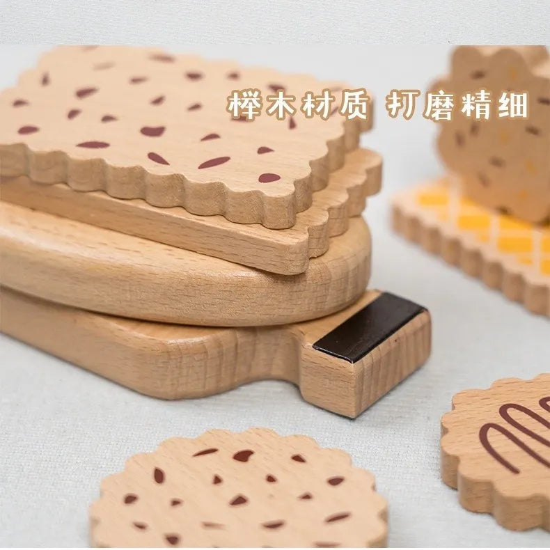 Set Juego De Galletas Cookies En Madera Montessori