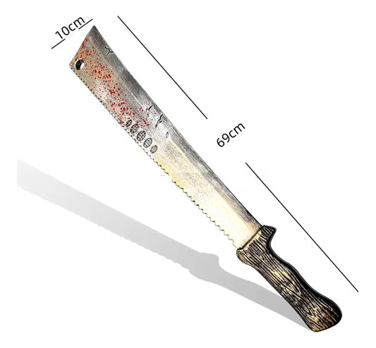 Machete Espada Sangrienta Juguete 70cm Cosplay