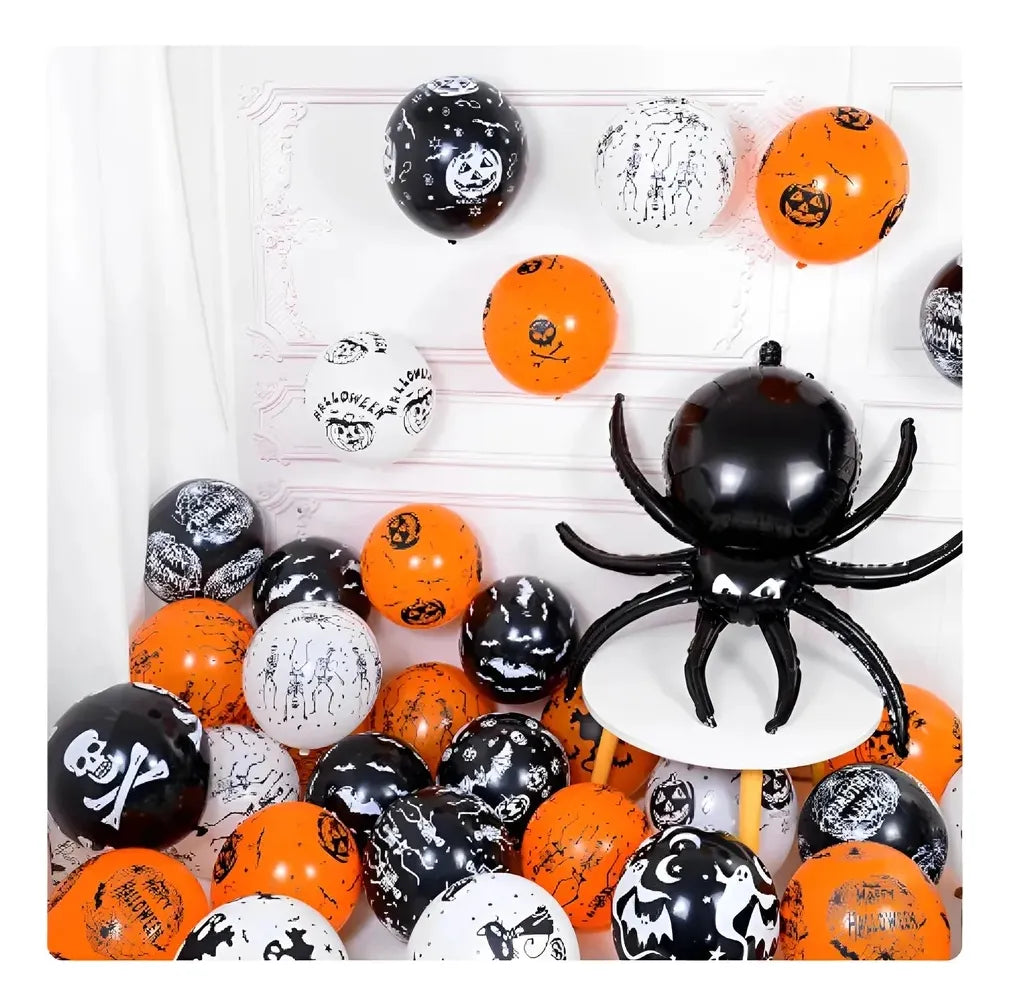 Globos Halloween Surtidos Radio 12 Pack X20