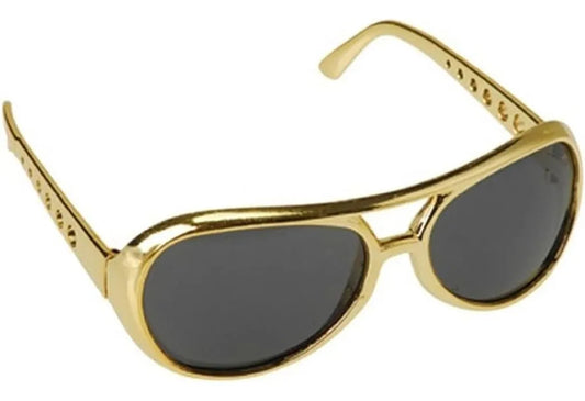 Lentes De Elvis Plateado O Dorado Disfraz Cosplay
