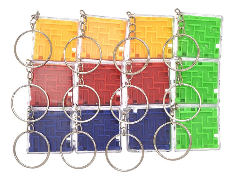 Llaveros Cubo De Color Laberinto Pack X12 Souvenir