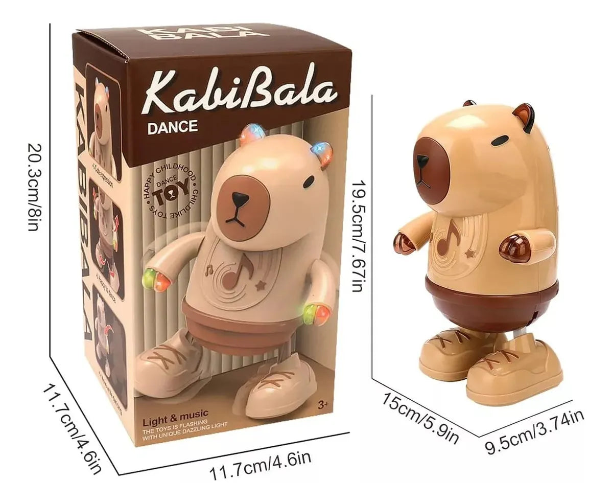 Muñeco Capibara Baila Y Canta con Luces 20cm