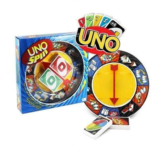 Juego De Cartas Uno Spin Tablero Y Cartas