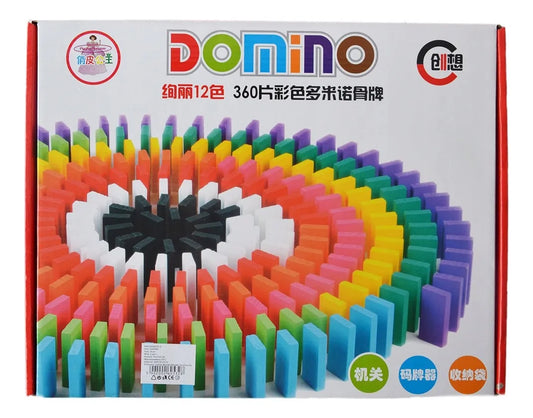 Domino En Madera De Colores 360pcs Montessori