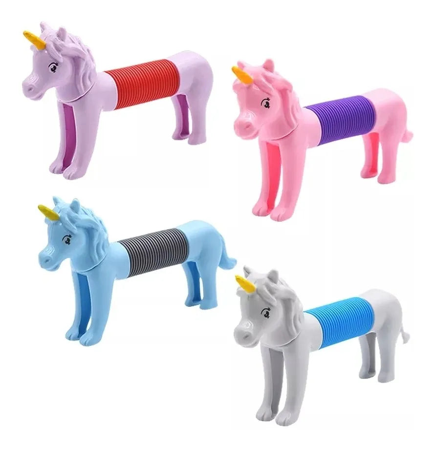 Pop Tubes Unicornio Pack X6 Unidades Intercambiable